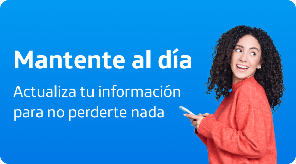 Al actualizar tus datos