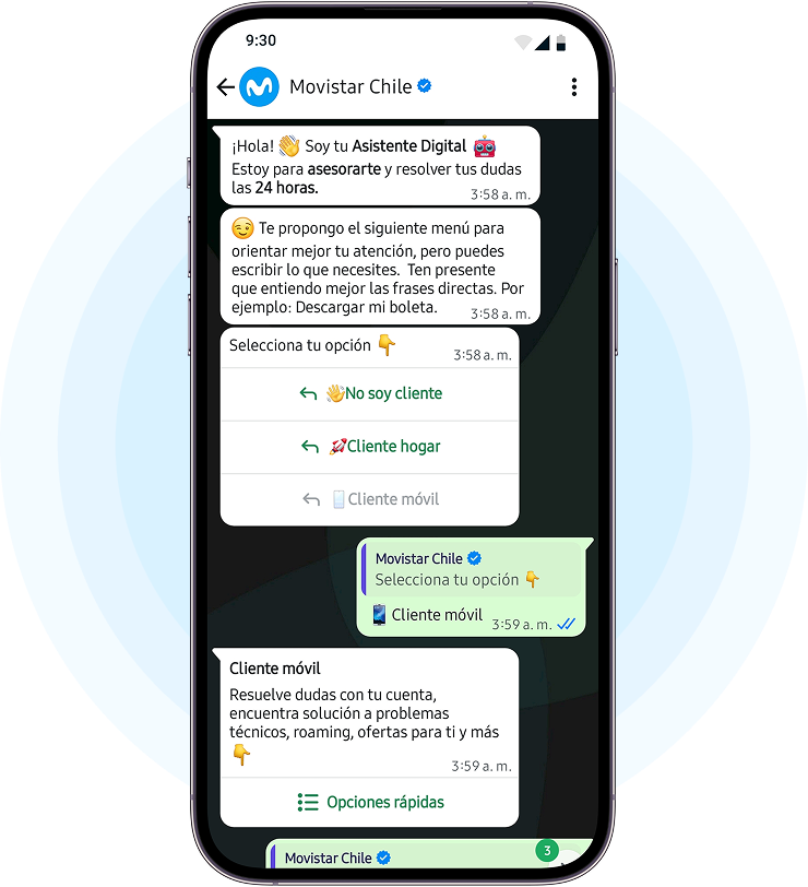 Resuelve tus dudas con nuestro Asistente Virtual