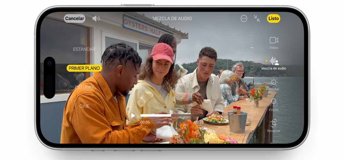 Camara del iPhone 16