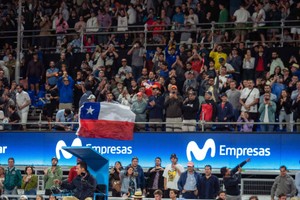 El publico disfrutando del Movistar Chile Open 2023