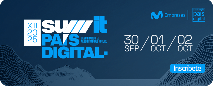 Banner SUMMIT 2025 - Se parte de <strong>País Digital</strong> con la conectividad de Movistar Empresas