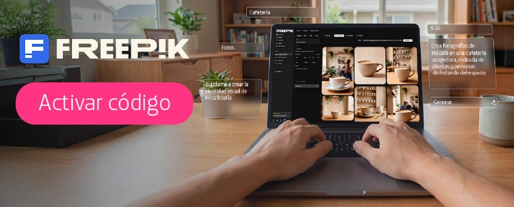 Banner Beneficio Freepik Movistar Empresas - Freepik Premium <strong>gratis hasta 1 año</strong>. Crea imágenes y videos con IA en tu negocio.