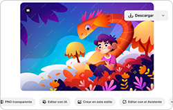 Crea imágenes, videos y más