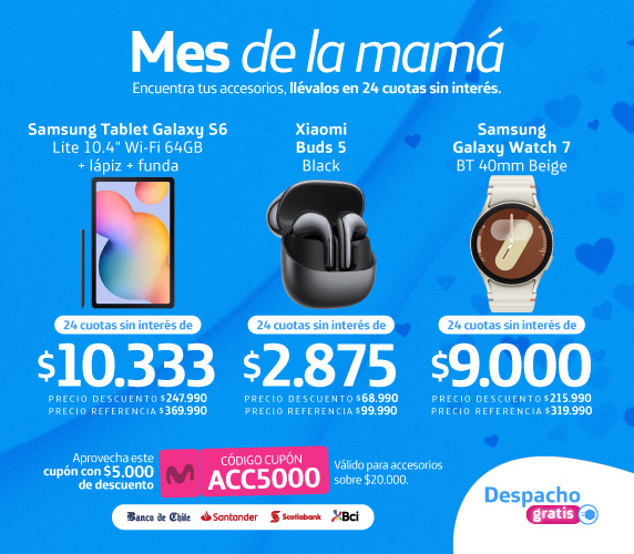 Accesorios día de la madre 2025