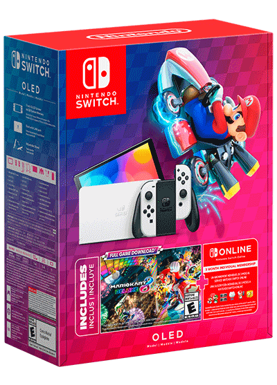 Nintendo Switch OLED + Mario Kart 8 Deluxe