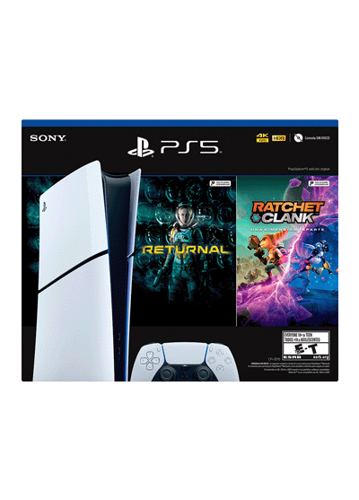 Sony PS5 Digital Slim + Returnal y Ratchet & Clank