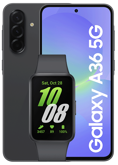 Samsung Galaxy A36 5G 256GB Negro + Fit 3