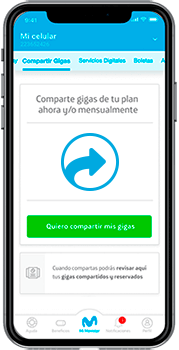 Smarphone con Roaming Movistar