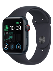 Apple Watch SE con GPS + Cellular - Caja de aluminio Medianoche de 44 mm